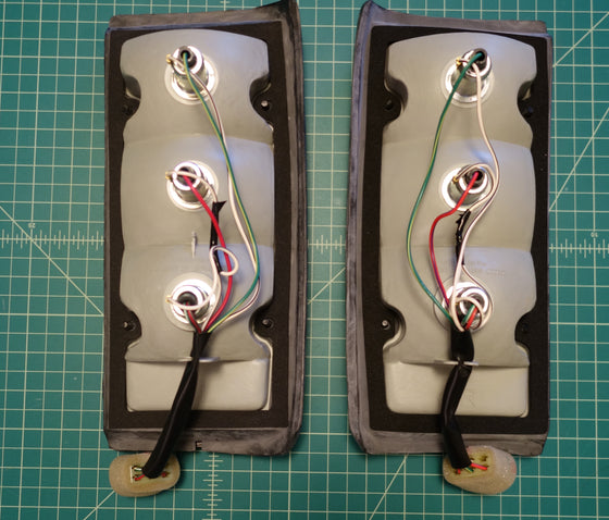 Foam sealing gaskets for 1980-1990 60 series tail lights