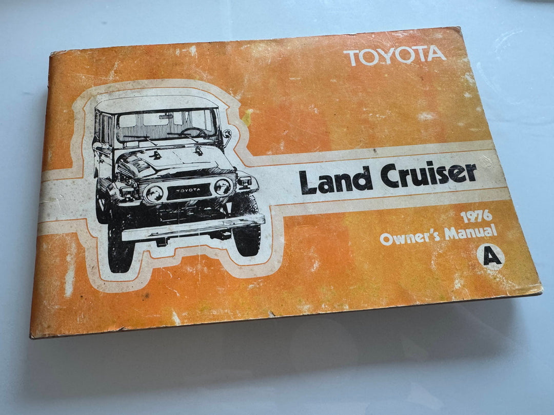 1976 fj40 FJ55 Toyota Land Cruiser landcruiser owner's manual original