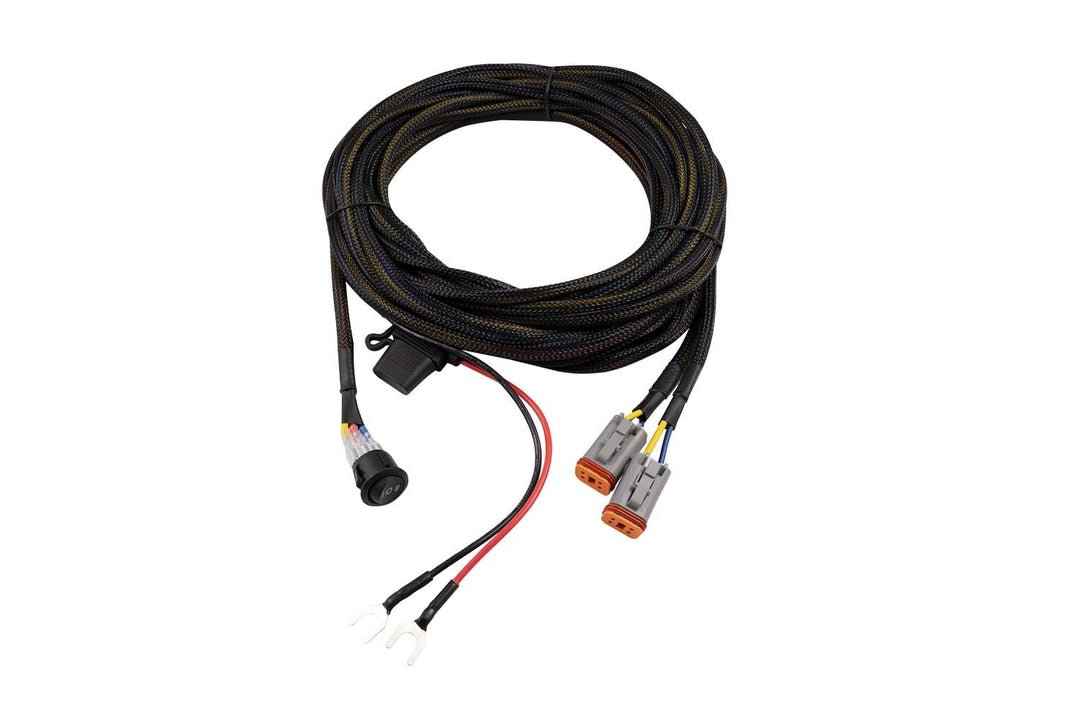Diode Dynamics Light Duty Dual Output 4-Pin Offroad Wiring Harness