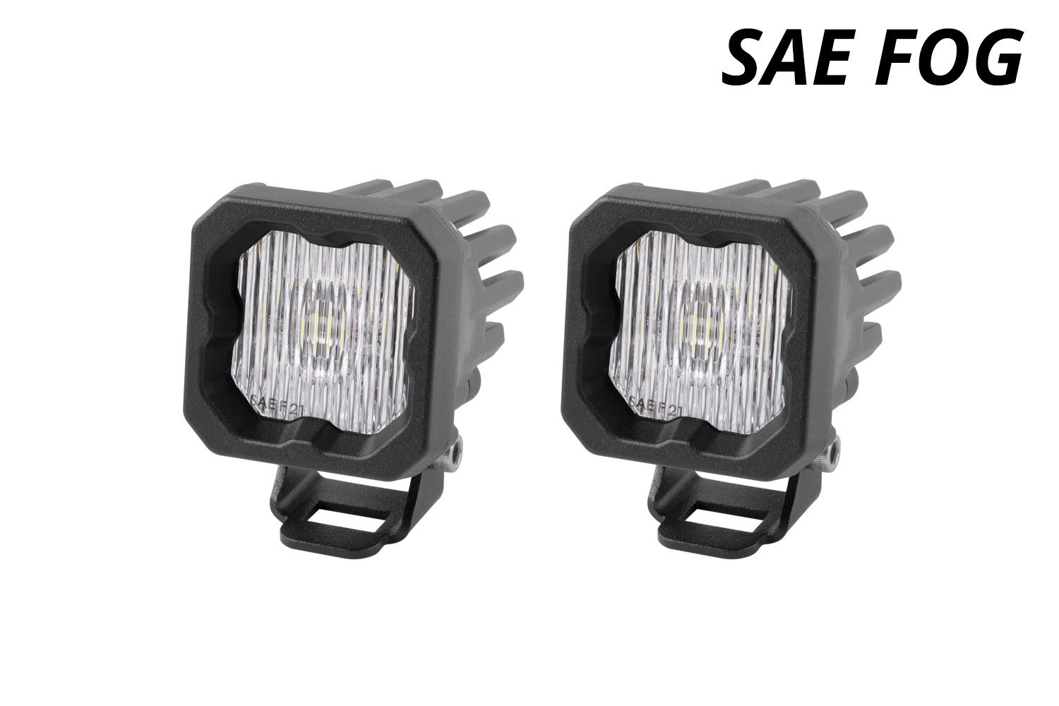 Diode Dynamics - Stage Series C1 LED Pod White SAE Fog Standard WBL (Pair) Diode Dynamics - Stage Series C1 LED Pod White SAE Fog Standard WBL (Pair)