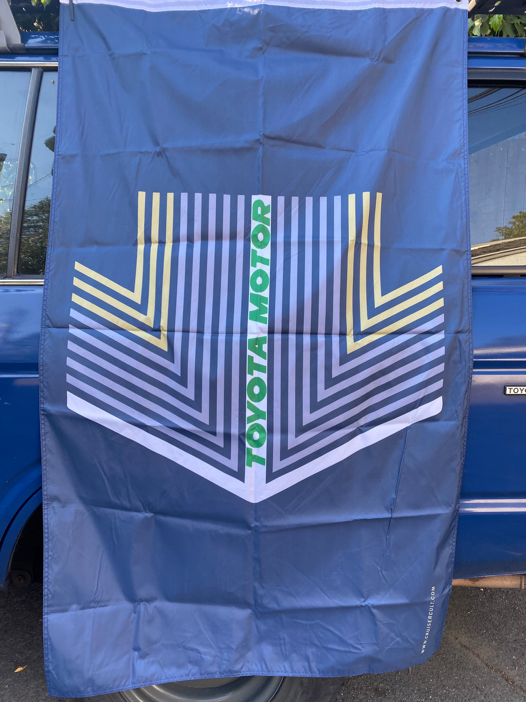 Vintage Toyota design flags