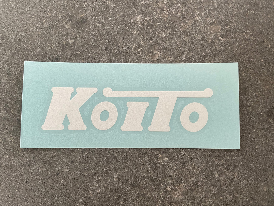 Large Koito transfer sticker
