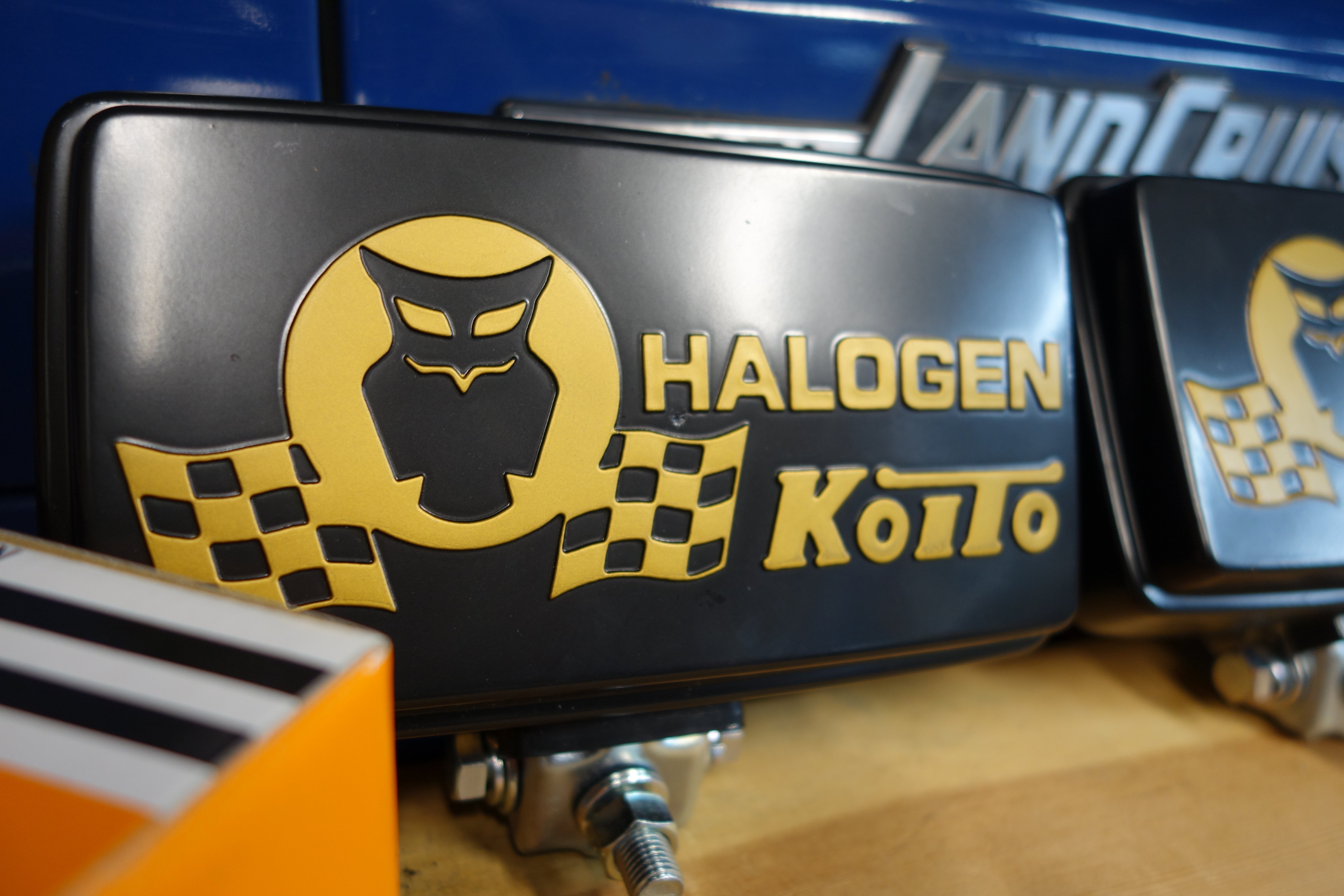 Koito Amber Rectangular Fog Lamps - New Old Stock (