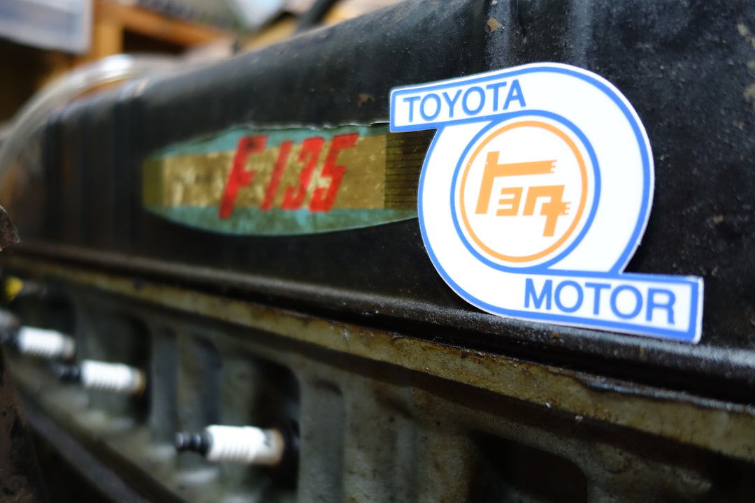 Vintage Toyota Motors Logo Sticker
