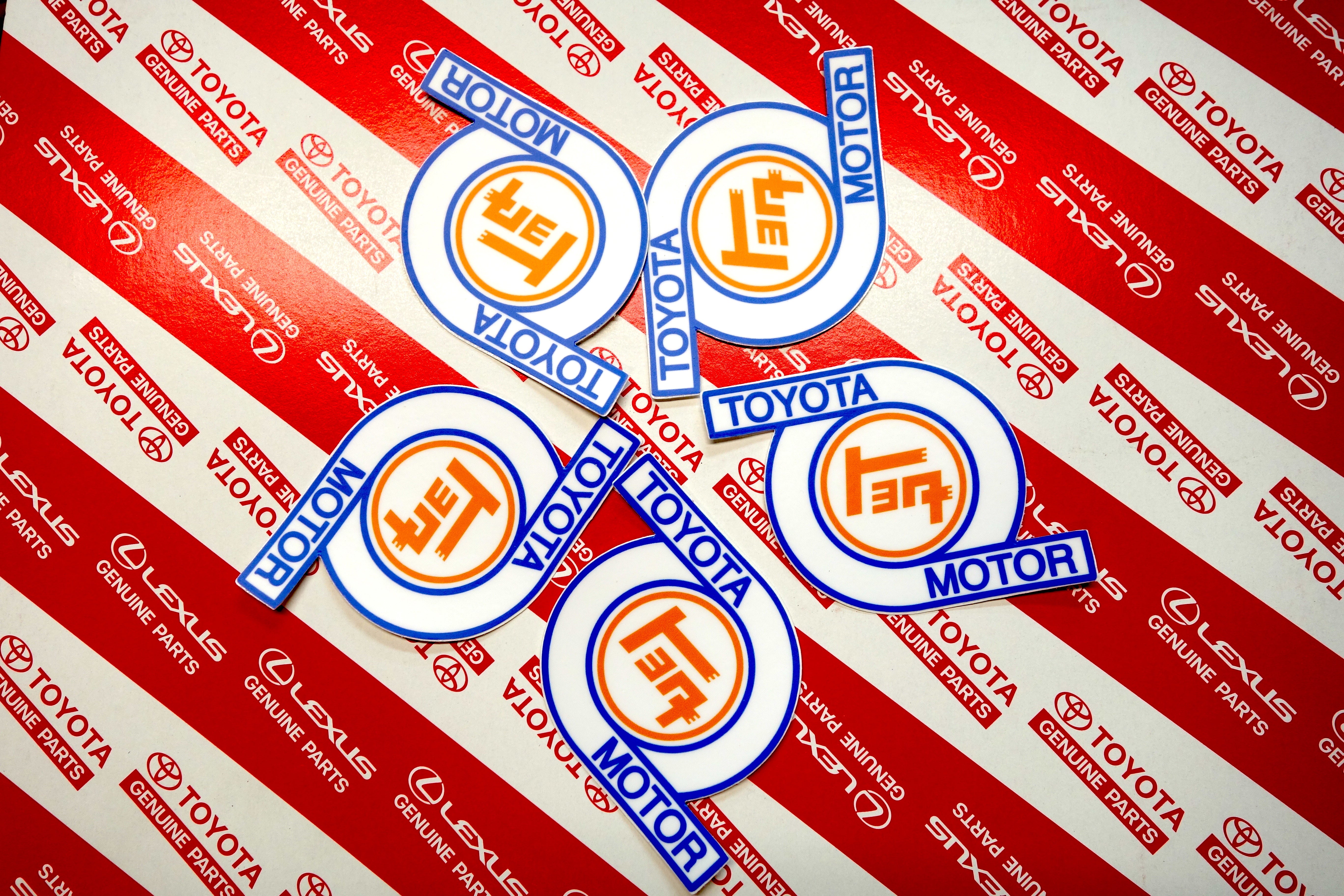 Vintage Toyota Motors Logo Sticker – Cruiser Cult
