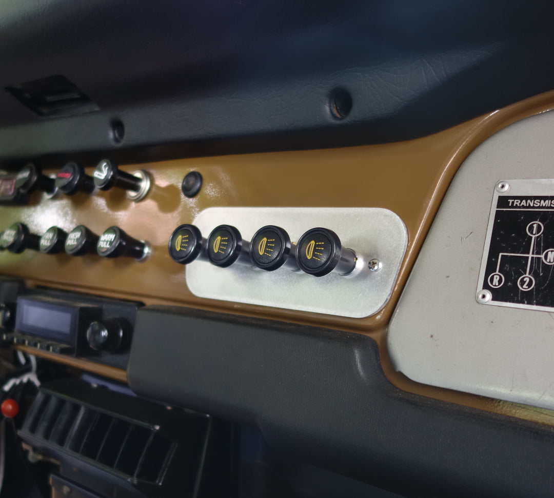 4X series Land Cruiser ashtray switch plate