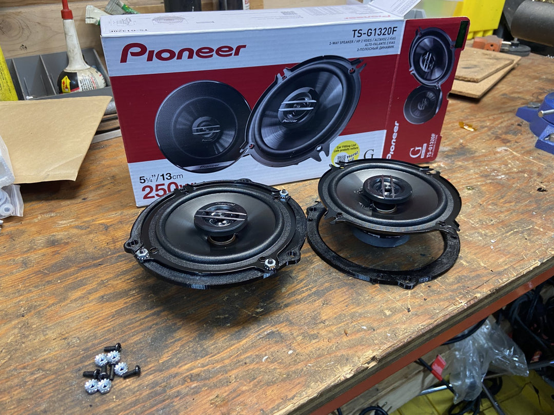 fj60 fj62 speaker spacer adapters land cruiser 60series hj60 bj60 hj61 landcruiser toyota 
