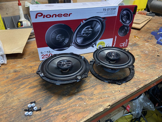 fj60 fj62 speaker spacer adapters land cruiser 60series hj60 bj60 hj61 landcruiser toyota 
